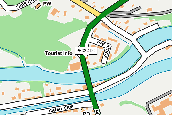 PH32 4DD map - OS OpenMap – Local (Ordnance Survey) PH32 4DD map - OS OpenMap – Local (Ordnance Survey)