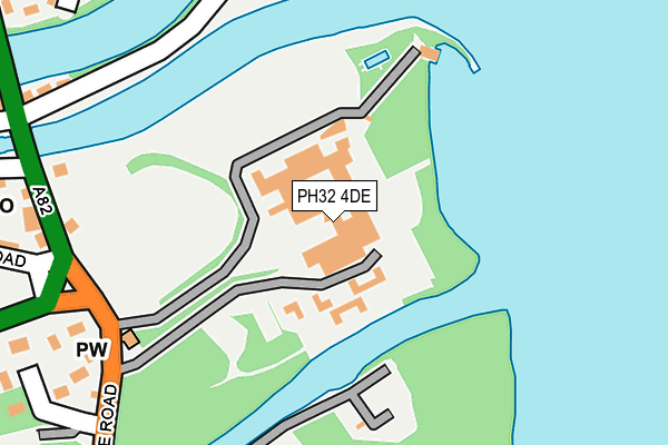 PH32 4DE map - OS OpenMap – Local (Ordnance Survey) PH32 4DE map - OS OpenMap – Local (Ordnance Survey)