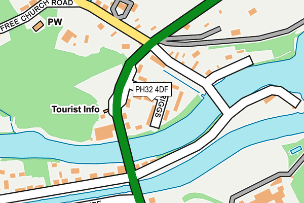PH32 4DF map - OS OpenMap – Local (Ordnance Survey) PH32 4DF map - OS OpenMap – Local (Ordnance Survey)