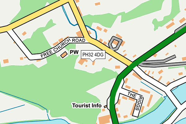 PH32 4DG map - OS OpenMap – Local (Ordnance Survey) PH32 4DG map - OS OpenMap – Local (Ordnance Survey)