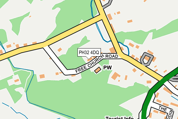 PH32 4DQ map - OS OpenMap – Local (Ordnance Survey) PH32 4DQ map - OS OpenMap – Local (Ordnance Survey)