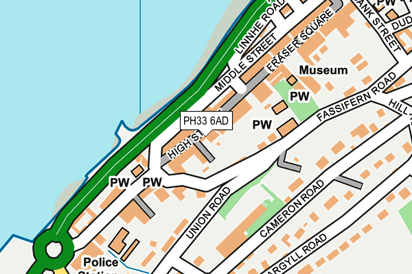PH33 6AD map - OS OpenMap – Local (Ordnance Survey) PH33 6AD map - OS OpenMap – Local (Ordnance Survey)