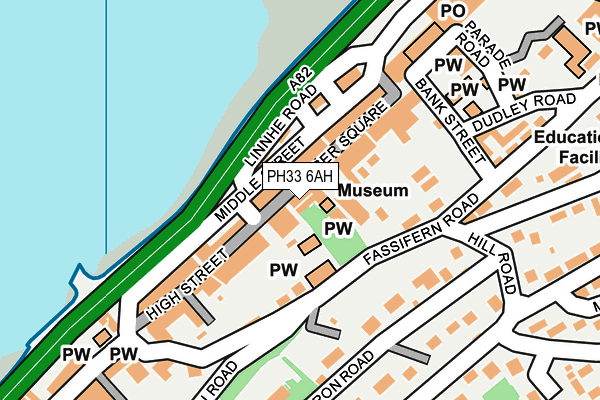 PH33 6AH map - OS OpenMap – Local (Ordnance Survey) PH33 6AH map - OS OpenMap – Local (Ordnance Survey)
