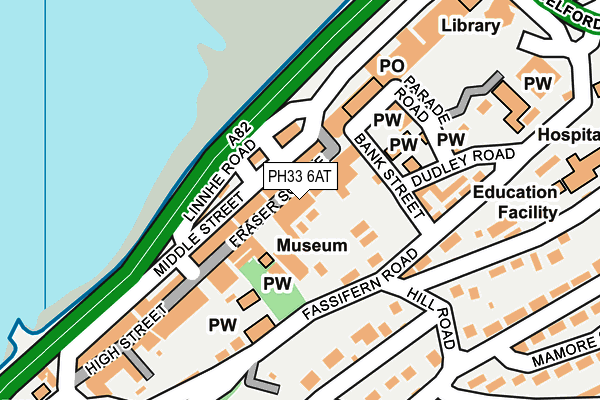 PH33 6AT map - OS OpenMap – Local (Ordnance Survey) PH33 6AT map - OS OpenMap – Local (Ordnance Survey)