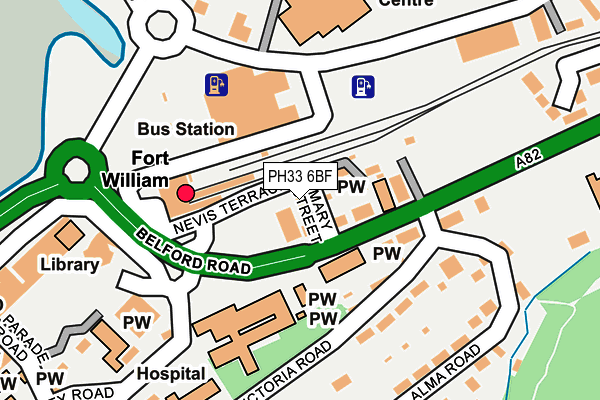 PH33 6BF map - OS OpenMap – Local (Ordnance Survey) PH33 6BF map - OS OpenMap – Local (Ordnance Survey)