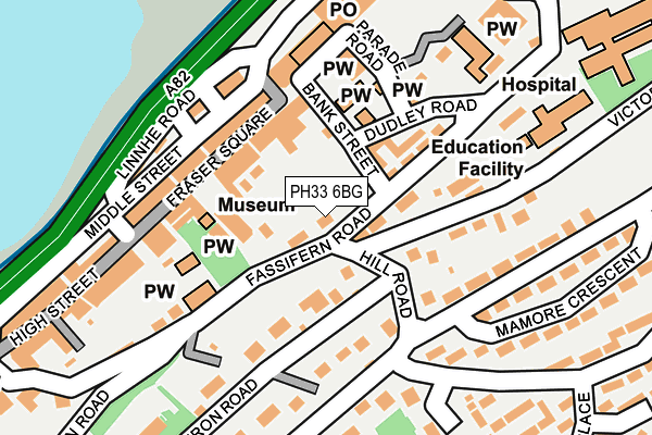 PH33 6BG map - OS OpenMap – Local (Ordnance Survey) PH33 6BG map - OS OpenMap – Local (Ordnance Survey)