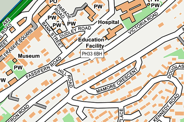 PH33 6BH map - OS OpenMap – Local (Ordnance Survey) PH33 6BH map - OS OpenMap – Local (Ordnance Survey)