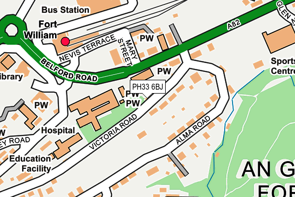 PH33 6BJ map - OS OpenMap – Local (Ordnance Survey) PH33 6BJ map - OS OpenMap – Local (Ordnance Survey)