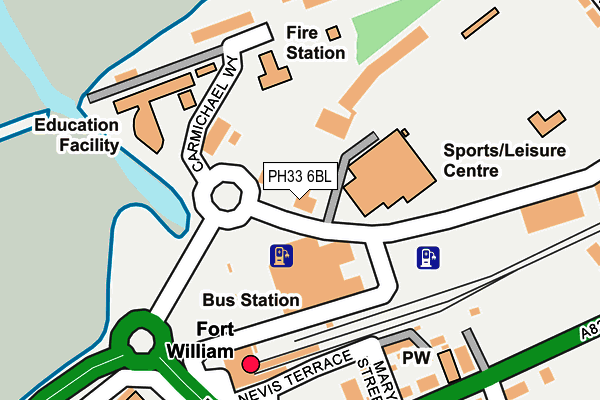 PH33 6BL map - OS OpenMap – Local (Ordnance Survey) PH33 6BL map - OS OpenMap – Local (Ordnance Survey)