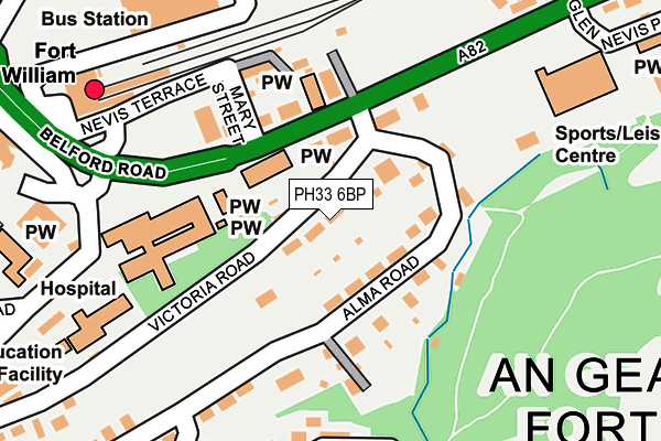 PH33 6BP map - OS OpenMap – Local (Ordnance Survey) PH33 6BP map - OS OpenMap – Local (Ordnance Survey)
