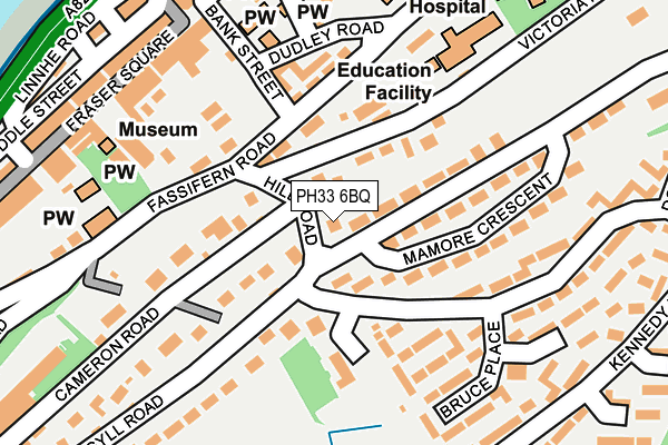 PH33 6BQ map - OS OpenMap – Local (Ordnance Survey) PH33 6BQ map - OS OpenMap – Local (Ordnance Survey)