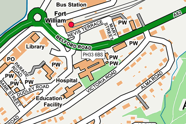 PH33 6BS map - OS OpenMap – Local (Ordnance Survey) PH33 6BS map - OS OpenMap – Local (Ordnance Survey)