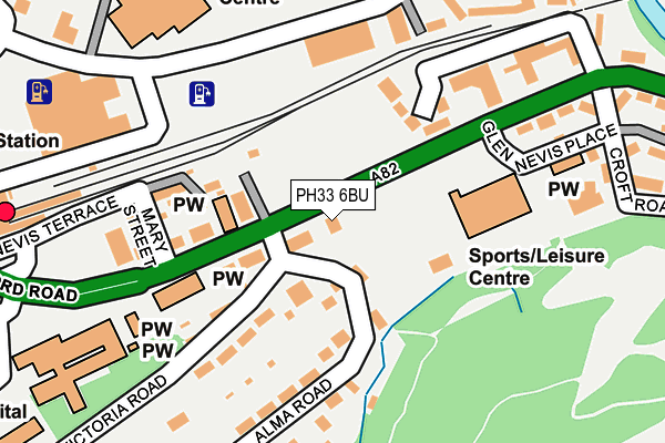 PH33 6BU map - OS OpenMap – Local (Ordnance Survey) PH33 6BU map - OS OpenMap – Local (Ordnance Survey)