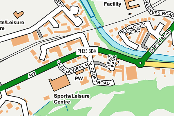 PH33 6BX map - OS OpenMap – Local (Ordnance Survey) PH33 6BX map - OS OpenMap – Local (Ordnance Survey)