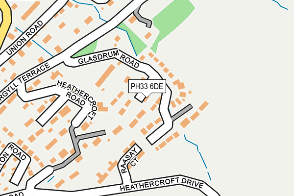 PH33 6DE map - OS OpenMap – Local (Ordnance Survey) PH33 6DE map - OS OpenMap – Local (Ordnance Survey)