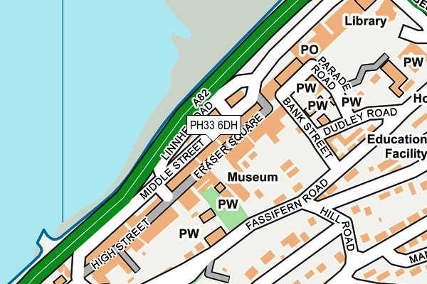 PH33 6DH map - OS OpenMap – Local (Ordnance Survey) PH33 6DH map - OS OpenMap – Local (Ordnance Survey)