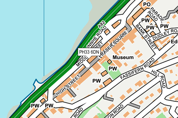 PH33 6DN map - OS OpenMap – Local (Ordnance Survey) PH33 6DN map - OS OpenMap – Local (Ordnance Survey)