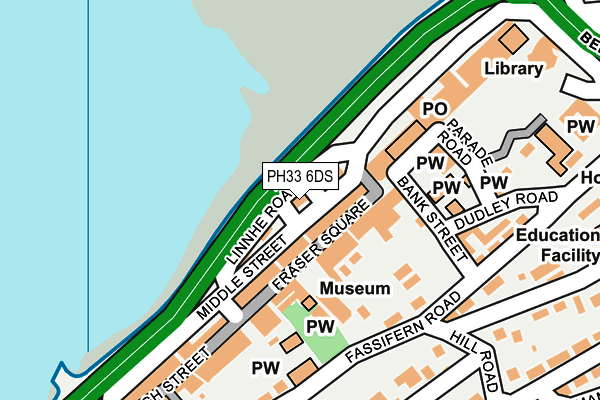 PH33 6DS map - OS OpenMap – Local (Ordnance Survey) PH33 6DS map - OS OpenMap – Local (Ordnance Survey)