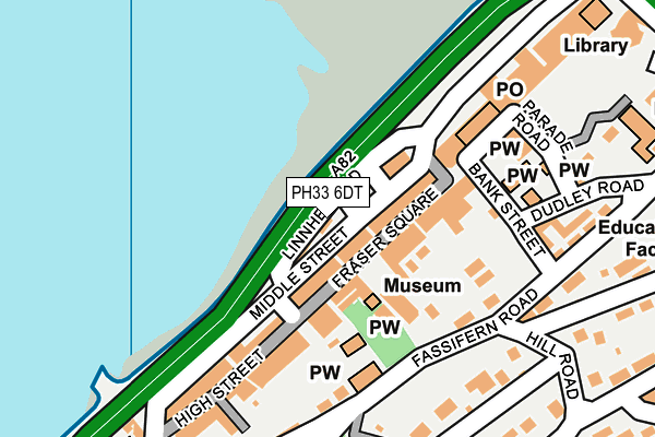 PH33 6DT map - OS OpenMap – Local (Ordnance Survey) PH33 6DT map - OS OpenMap – Local (Ordnance Survey)