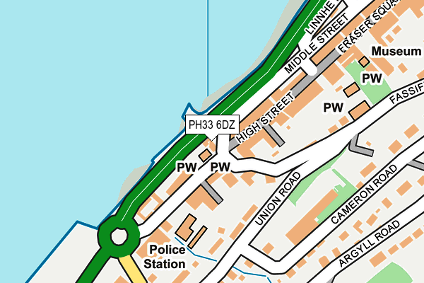 PH33 6DZ map - OS OpenMap – Local (Ordnance Survey) PH33 6DZ map - OS OpenMap – Local (Ordnance Survey)