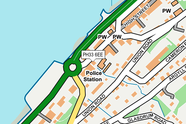 PH33 6EE map - OS OpenMap – Local (Ordnance Survey) PH33 6EE map - OS OpenMap – Local (Ordnance Survey)