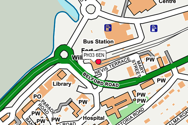 PH33 6EN map - OS OpenMap – Local (Ordnance Survey)