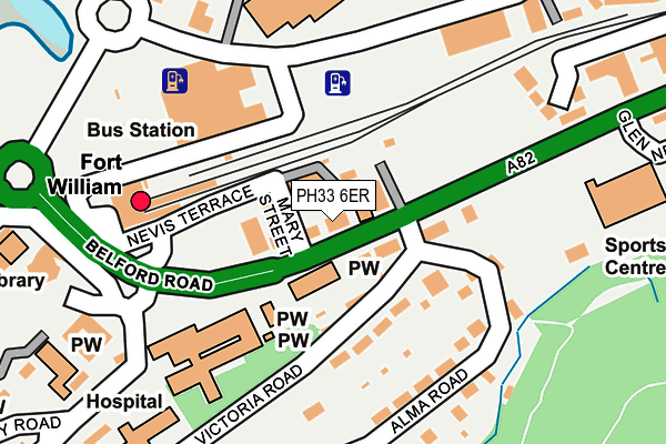 PH33 6ER map - OS OpenMap – Local (Ordnance Survey)