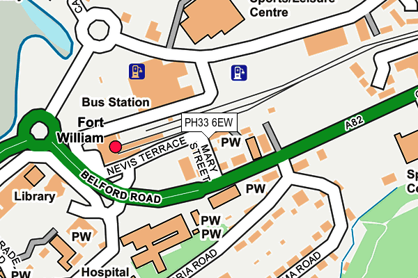 PH33 6EW map - OS OpenMap – Local (Ordnance Survey) PH33 6EW map - OS OpenMap – Local (Ordnance Survey)