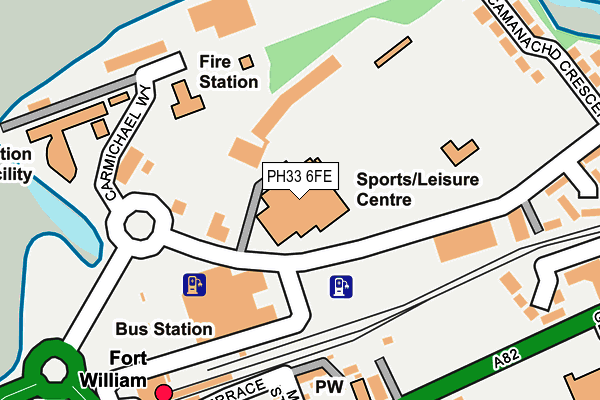PH33 6FE map - OS OpenMap – Local (Ordnance Survey) PH33 6FE map - OS OpenMap – Local (Ordnance Survey)