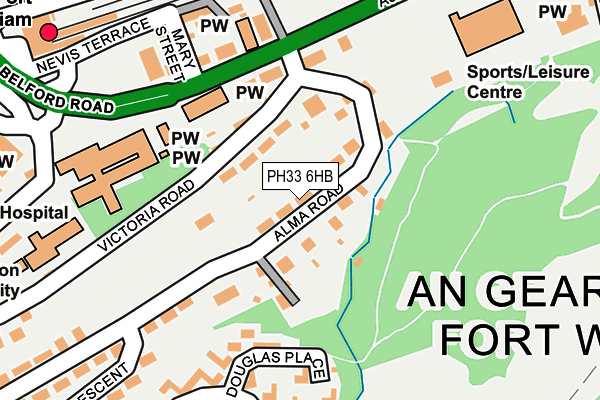 PH33 6HB map - OS OpenMap – Local (Ordnance Survey) PH33 6HB map - OS OpenMap – Local (Ordnance Survey)