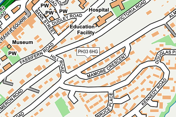 PH33 6HG map - OS OpenMap – Local (Ordnance Survey) PH33 6HG map - OS OpenMap – Local (Ordnance Survey)