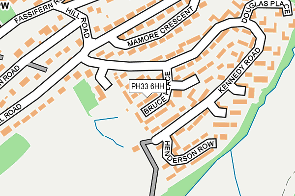 PH33 6HH map - OS OpenMap – Local (Ordnance Survey) PH33 6HH map - OS OpenMap – Local (Ordnance Survey)