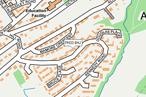 PH33 6HJ map - OS OpenMap – Local (Ordnance Survey) PH33 6HJ map - OS OpenMap – Local (Ordnance Survey)