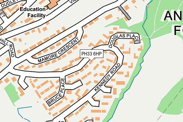 PH33 6HP map - OS OpenMap – Local (Ordnance Survey) PH33 6HP map - OS OpenMap – Local (Ordnance Survey)