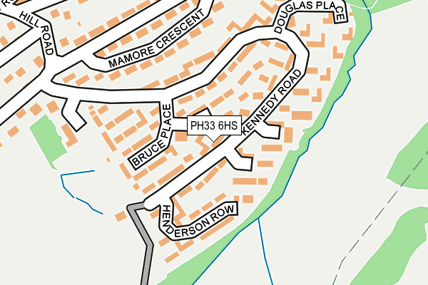 PH33 6HS map - OS OpenMap – Local (Ordnance Survey) PH33 6HS map - OS OpenMap – Local (Ordnance Survey)