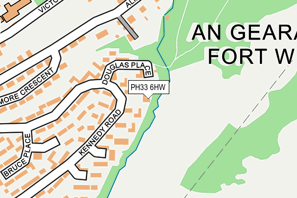 PH33 6HW map - OS OpenMap – Local (Ordnance Survey) PH33 6HW map - OS OpenMap – Local (Ordnance Survey)
