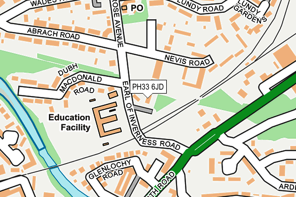 PH33 6JD map - OS OpenMap – Local (Ordnance Survey) PH33 6JD map - OS OpenMap – Local (Ordnance Survey)
