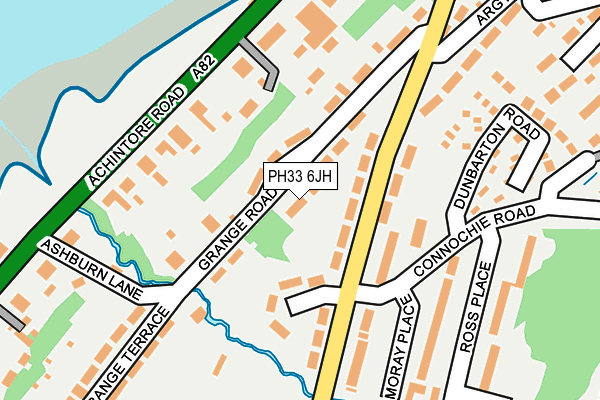 PH33 6JH map - OS OpenMap – Local (Ordnance Survey) PH33 6JH map - OS OpenMap – Local (Ordnance Survey)