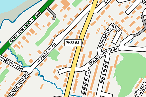 PH33 6JJ map - OS OpenMap – Local (Ordnance Survey) PH33 6JJ map - OS OpenMap – Local (Ordnance Survey)