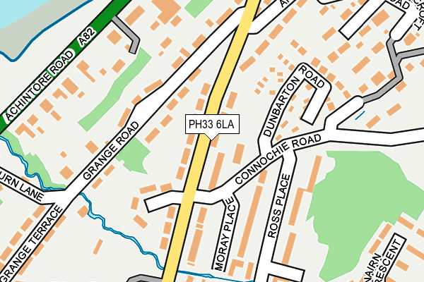 PH33 6LA map - OS OpenMap – Local (Ordnance Survey) PH33 6LA map - OS OpenMap – Local (Ordnance Survey)