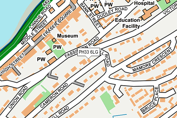 PH33 6LG map - OS OpenMap – Local (Ordnance Survey) PH33 6LG map - OS OpenMap – Local (Ordnance Survey)