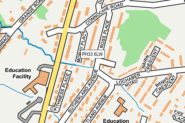 PH33 6LW map - OS OpenMap – Local (Ordnance Survey) PH33 6LW map - OS OpenMap – Local (Ordnance Survey)