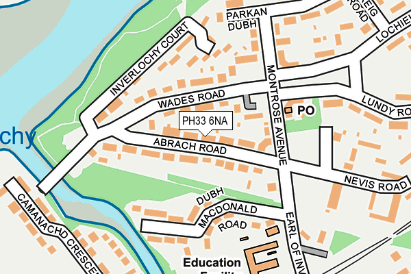 PH33 6NA map - OS OpenMap – Local (Ordnance Survey) PH33 6NA map - OS OpenMap – Local (Ordnance Survey)