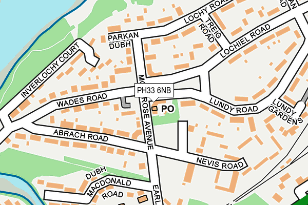 PH33 6NB map - OS OpenMap – Local (Ordnance Survey) PH33 6NB map - OS OpenMap – Local (Ordnance Survey)
