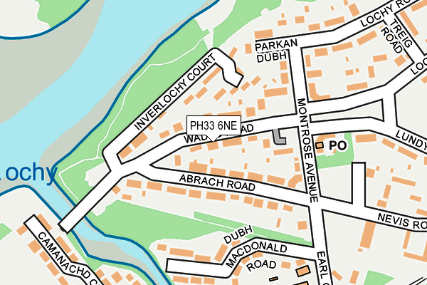 PH33 6NE map - OS OpenMap – Local (Ordnance Survey) PH33 6NE map - OS OpenMap – Local (Ordnance Survey)