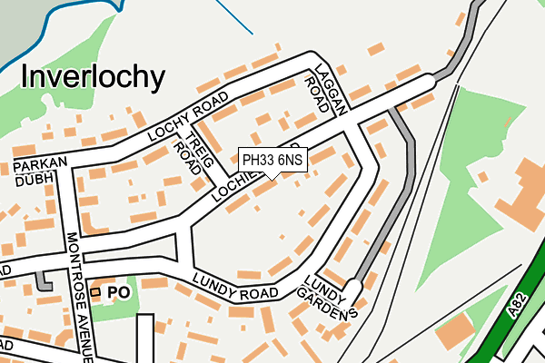 PH33 6NS map - OS OpenMap – Local (Ordnance Survey) PH33 6NS map - OS OpenMap – Local (Ordnance Survey)