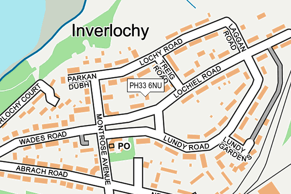 PH33 6NU map - OS OpenMap – Local (Ordnance Survey) PH33 6NU map - OS OpenMap – Local (Ordnance Survey)
