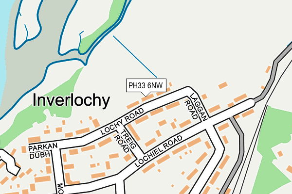 PH33 6NW map - OS OpenMap – Local (Ordnance Survey) PH33 6NW map - OS OpenMap – Local (Ordnance Survey)