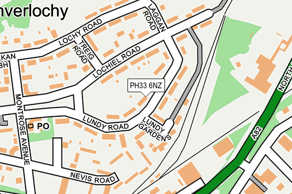 PH33 6NZ map - OS OpenMap – Local (Ordnance Survey) PH33 6NZ map - OS OpenMap – Local (Ordnance Survey)