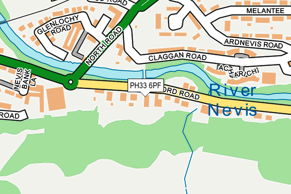 PH33 6PF map - OS OpenMap – Local (Ordnance Survey) PH33 6PF map - OS OpenMap – Local (Ordnance Survey)